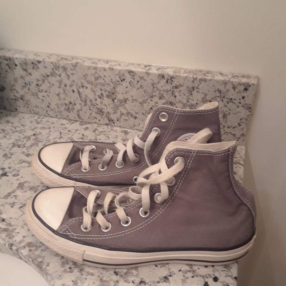 Gray Converses